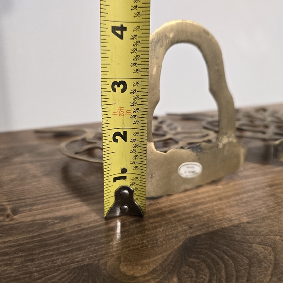 🤩Host Pick❤️Vintage Brass Swan Cut-Out Book Ends Made In Korea - Picture 11 of 13